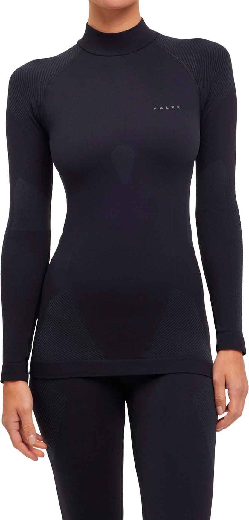 Longsleeved Shirt Warm Turtleneck W Black