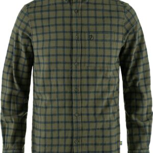 Övik Flannel Shirt M Laurel Green Indigo Blue