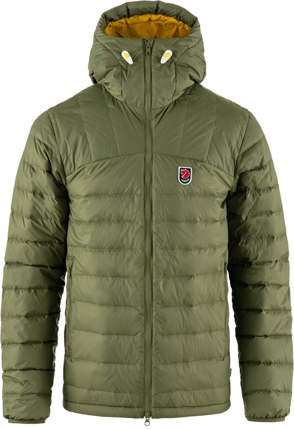 Expedition Pack Down Hoodie M Green Mustard Yellow