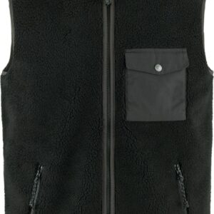 Vardag Pile Fleece Vest M Black Dark Grey