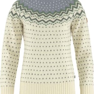 Övik Knit Sweater W Chalk White Flint Grey