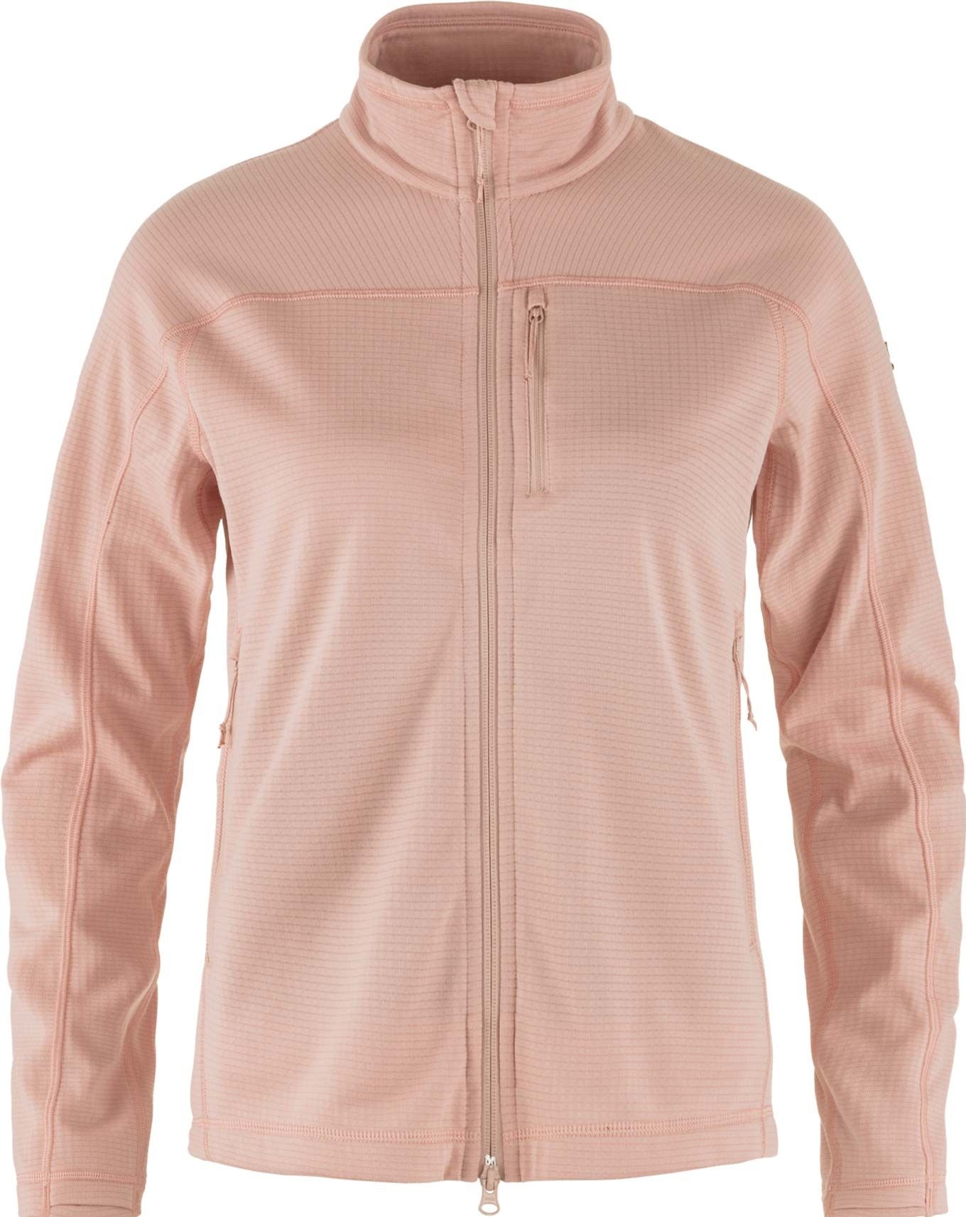 Abisko Lite Fleece Jacket W Chalk Rose