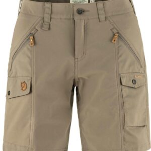 Nikka Shorts Curved W Suede Brown