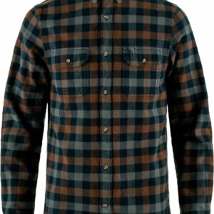 Skog Shirt M Dark Navy Dark Oak