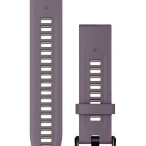 Bracelet QuickFit 20mm Silicone Mauve / Sable