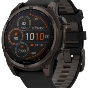 Fenix 8 Solar 47mm Sapphire Solar Titane/Carbon Gray