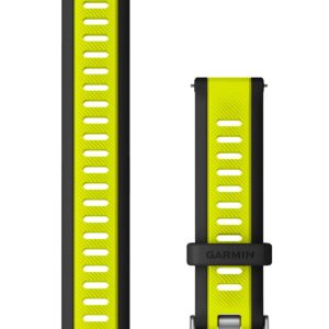 Bracelet Forerunner 20mm Silicone Jaune/Noir