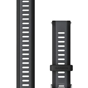 Bracelet Forerunner 20mm Silicone Noir/Gris