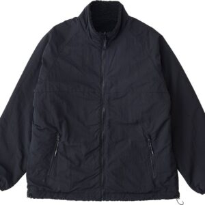 Reversible Sherpa Jacket Charcoal Black