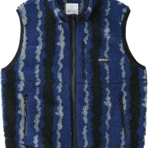 Ripple Sherpa Vest Navy Ripple