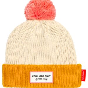 Color Block Camel Beanie