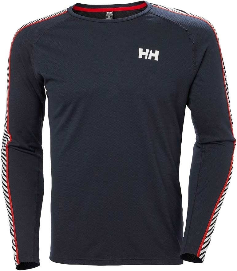 Lifa Active Stripe Crew Navy