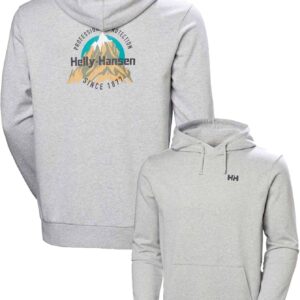 Core Graphic Hoodie Grey Melange