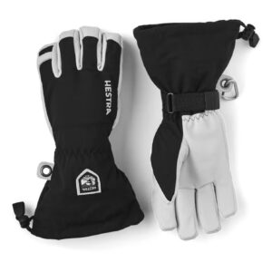 Army Leather Heli Ski Glove Black