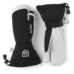 Army Leather Heli Ski 3-Fingers Black