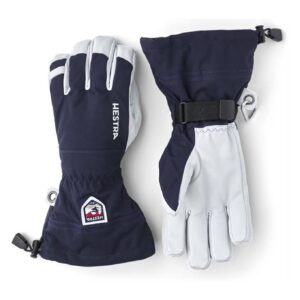Army Leather Heli Ski Glove Navy