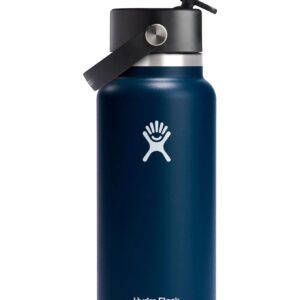 32 Oz Wide Flex Straw Cap Indigo