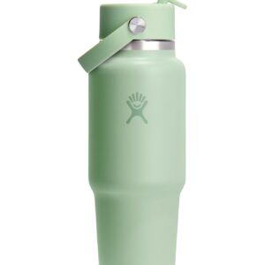 32 Oz Wide Flex Straw Travel Bottle Aloe