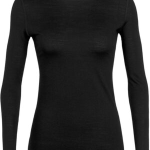 W Merino 200 Oasis LS Crewe Black