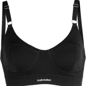 W Merino Queens Clasp Bra Black