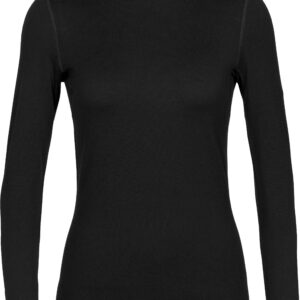 W Merino 260 Tech LS Turtleneck Black
