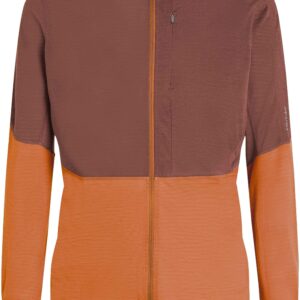 M Merino 200 Realfleece Descender LS Zip H Carob/Dusty Clay/Cb
