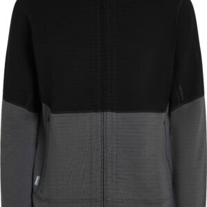 M Merino 400 RealFleece Descender LS Zip Black/Obsidian/Cb