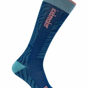 W Merino Blend Ski+ Light OTC Mntn Cntr Atlnts/Hydro/Acid Pnk