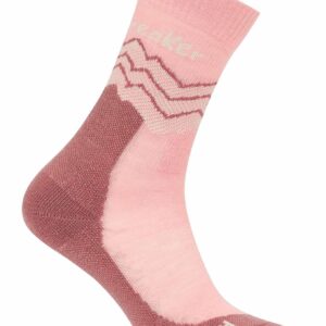 W Merino Hike+ Medium Crew Across the Peaks Blush/Summit/Ecru Heather