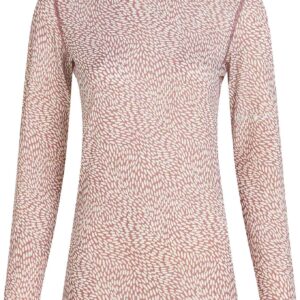 W Merino 200 Oasis LS Crewe Flock Forms AOP Summit/Snow/Aop