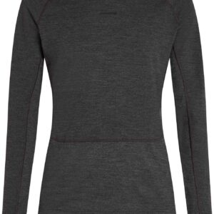 M Merino 260 ZoneKnit LS Crewe Jet Heather