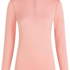 W Merino 260 Tech LS Half Zip Blush