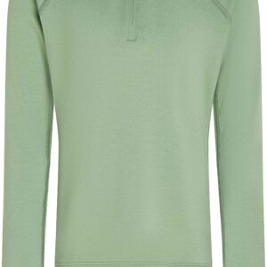 K Merino 260 Tech LS Half Zip Seaglass