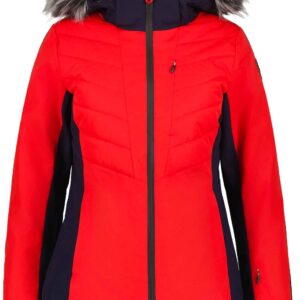 Eleele W Wadded Jacket Coral Red