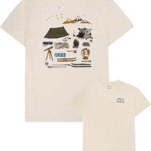 Regenerative Organic Cotton Back Print T-Shirt Egret