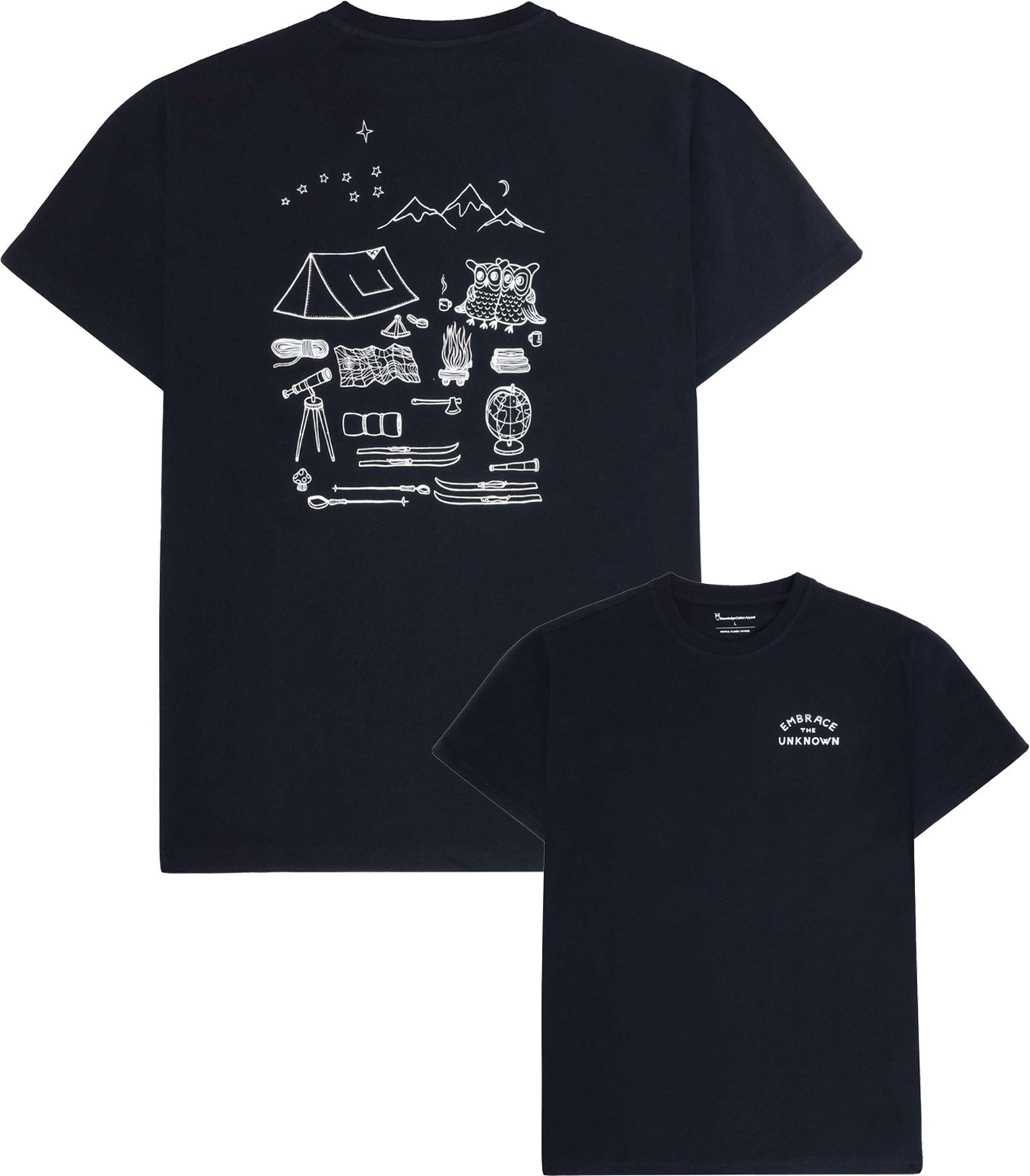 Regenerative Organic Cotton Back Print T-Shirt Night Sky