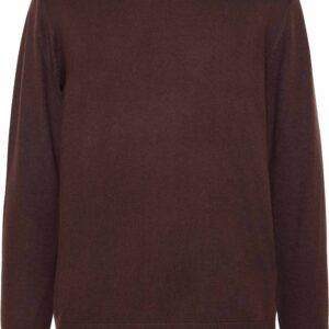 Regular Merino Knit Crew Neck Chocolate Torte