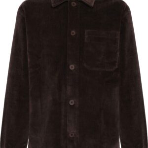 Organic Cotton Corduroy Overshirt Chocolate Torte