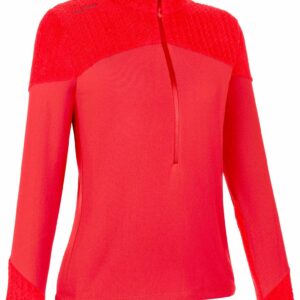 Jenny Warm Half Zip Fleece Berry Red