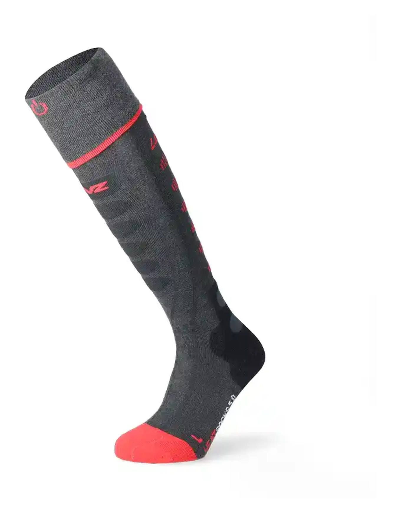 Heat Sock 5.1 Toe Cap Anthracite / Rouge