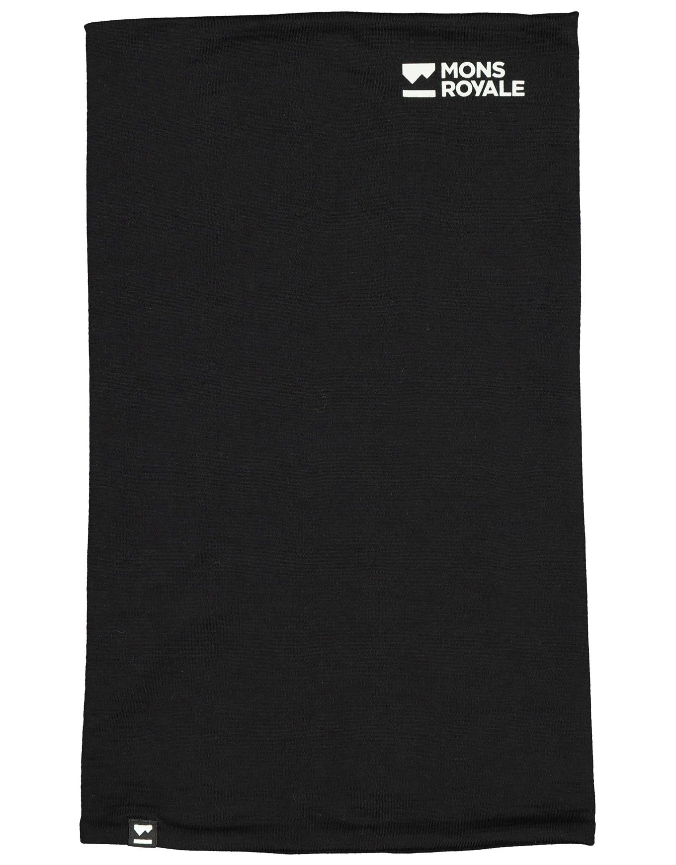 Double Up Merino Neckwarmer Black