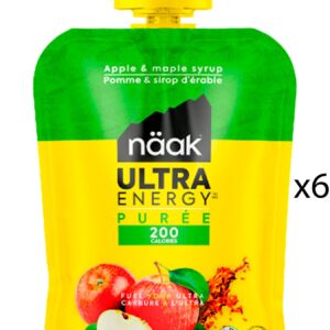 Purée Ultra Energy™ - Pomme et Sirop d'Erable 6 x 90g