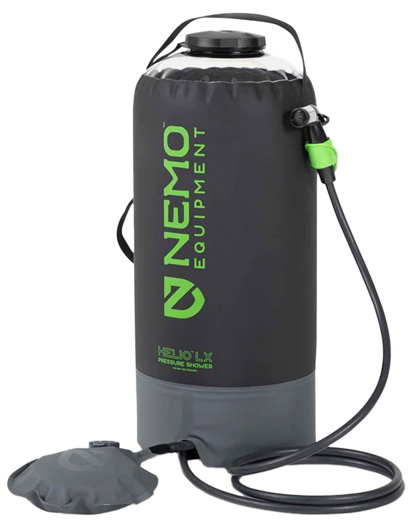 Helio LX Pressure Shower Black/Apple Green