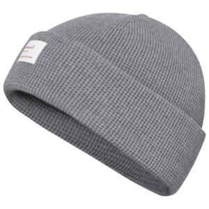 /29 Heavy Cotton Beanie Grey Melange