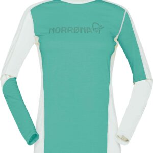 Falketind Equaliser Merino Round Neck W'S Malachite Green