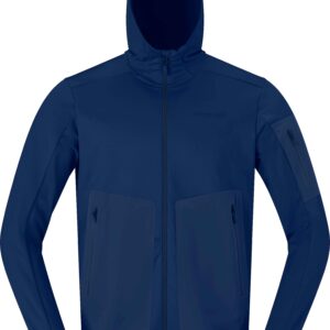 Falketind Warm2 Stretch Hood M'S Indigo Night