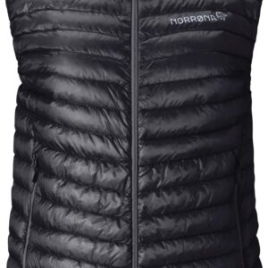 Trollveggen Down800 Super Light Vest W Caviar Black
