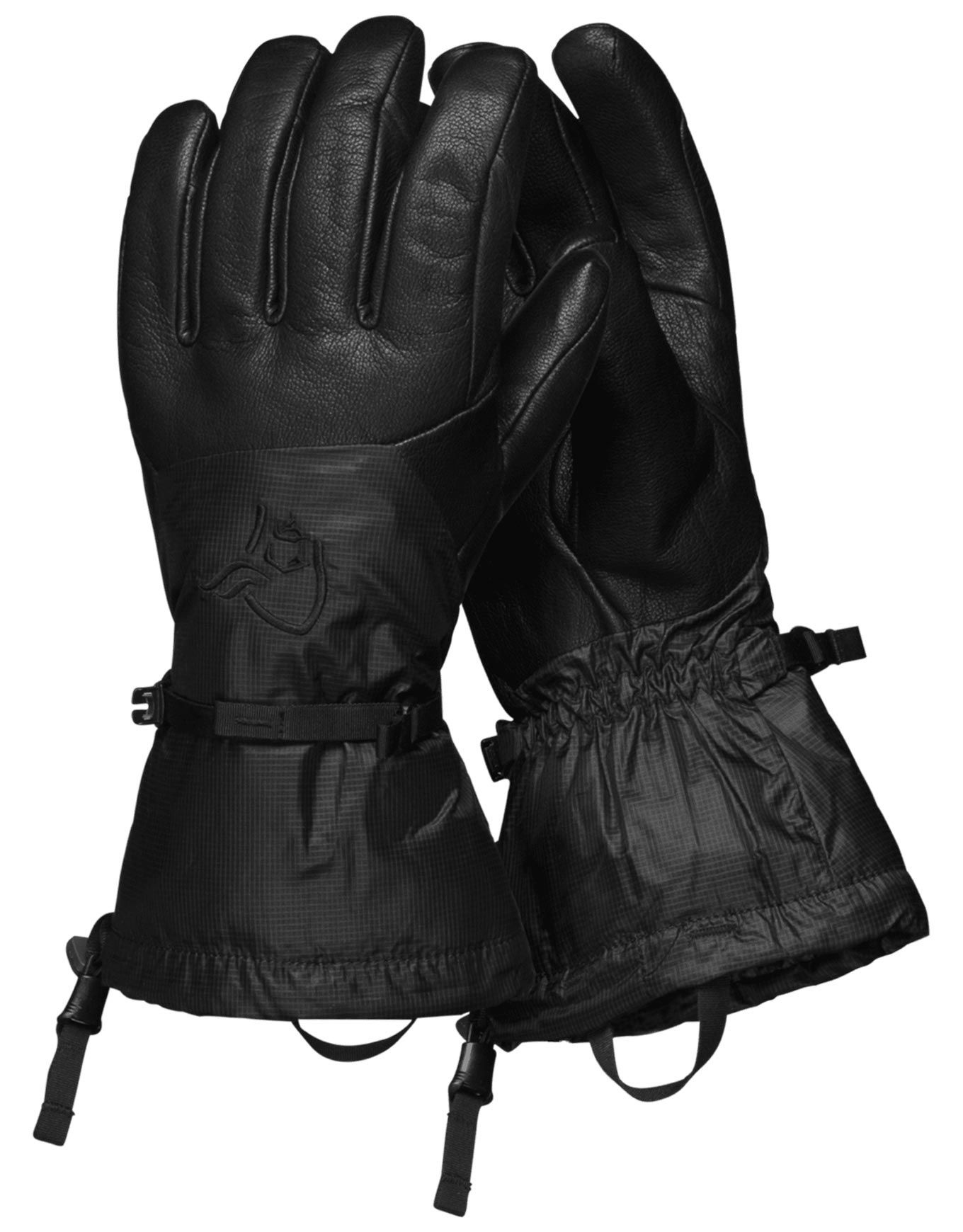 Trollveggen Gore-Tex Gloves Caviar Black
