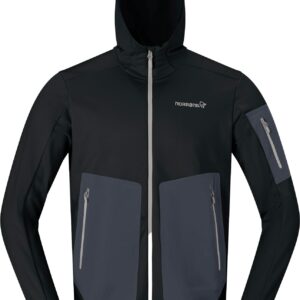 Falketind Warm2 Stretch Hood M Caviar Black