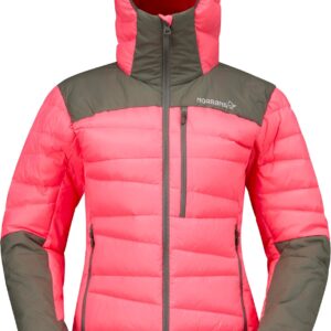 Falketind Down750 Zip Hood W Calypso Coral